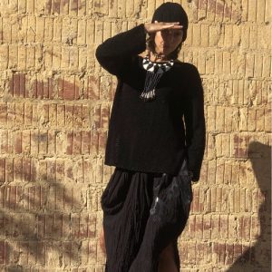 Cotton sweater and Beanie